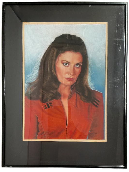 Jane Badler Portrait Original Art V: The Final Battle (1984) Memorabilia Y'allywood Props