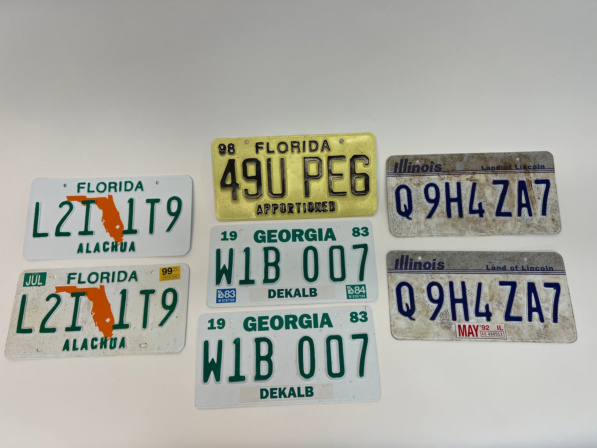 Prop License Plates The Beanie Bubble Movie Prop Y'allywood Props   