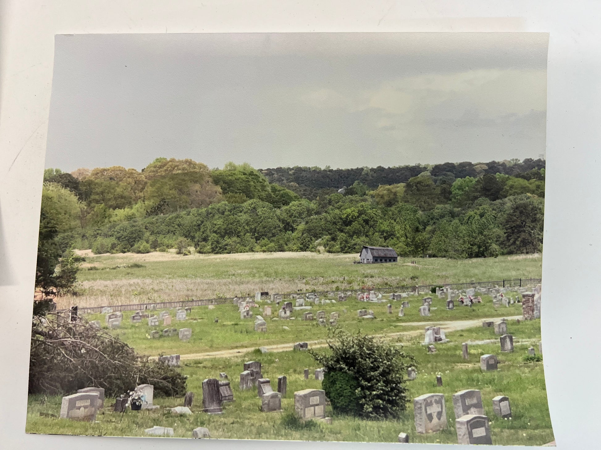 Graveyard Photos The Outsider S1E5 Movie Prop Atlanta Brick Co Barn Further Back  