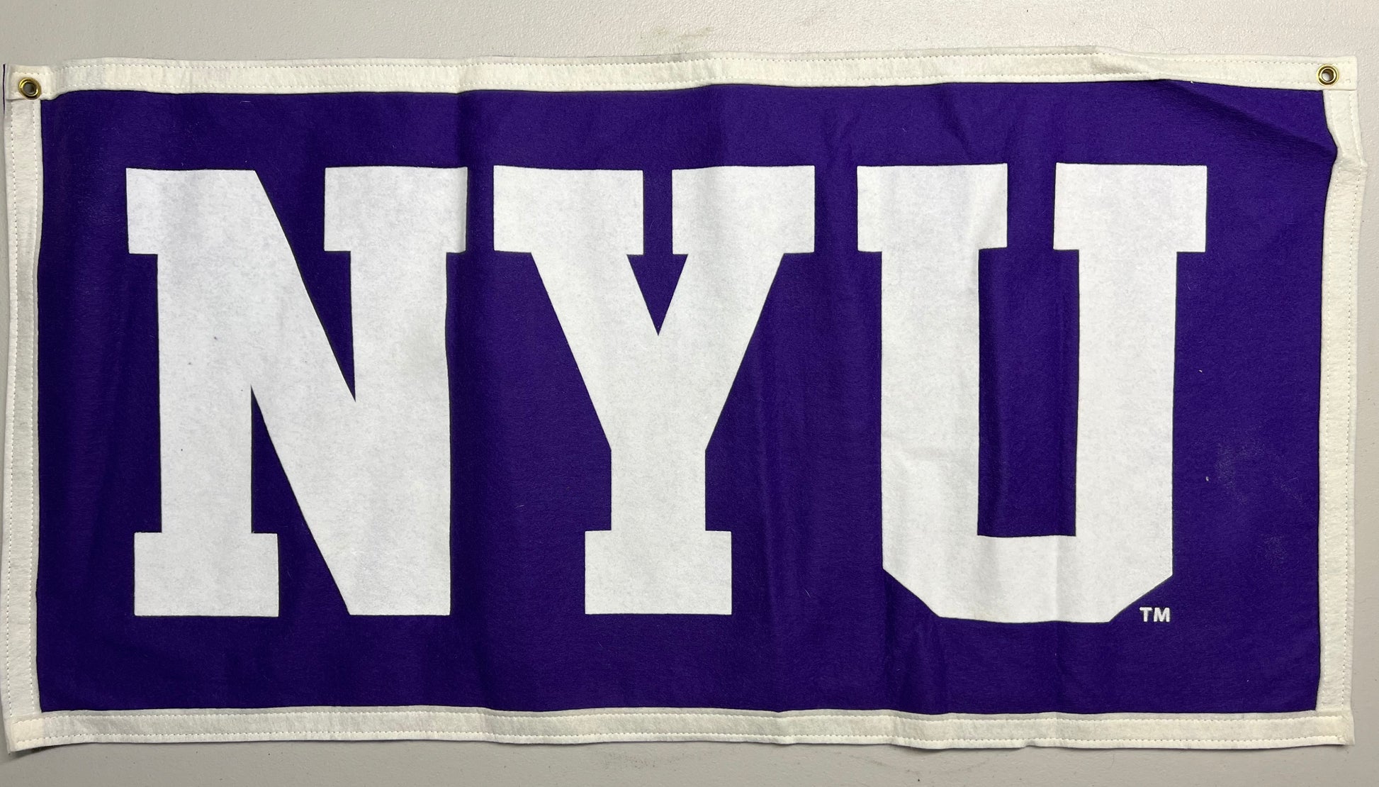 NYU Banner Jumanji Next Level Movie Prop Atlanta Brick Co   