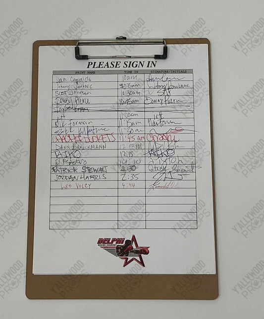 Please Sign In Clipboard Creed III (2023) Movie Prop Y'allywood Props