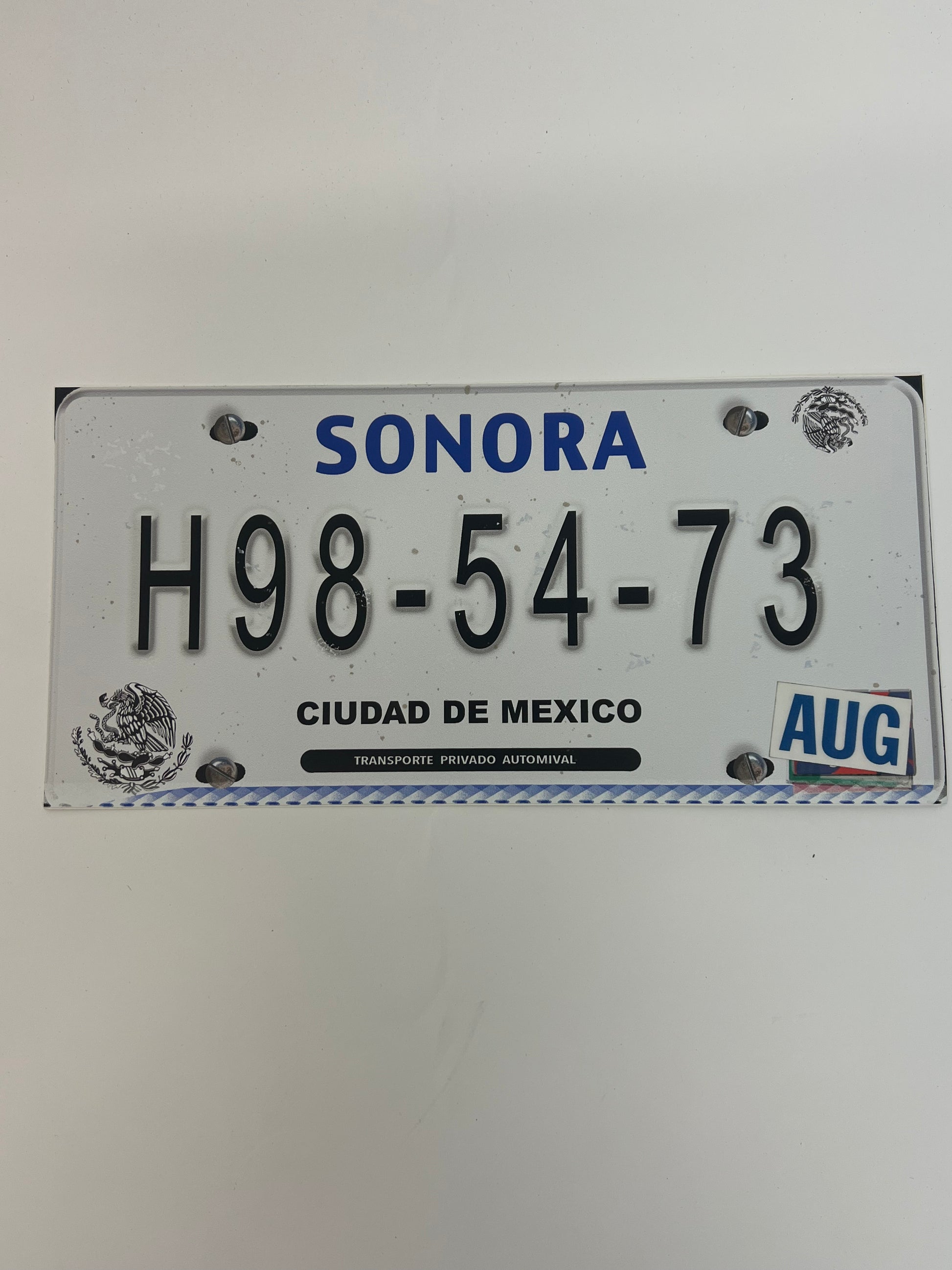 Mexican Car’s License Plate S5E1 Cobra Kai Movie Prop Y'allywood Props   