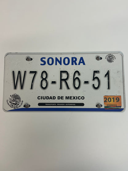 Mexican Car’s License Plate S5E1 Cobra Kai Movie Prop Y'allywood Props W78-R6-51 Not On Screen  