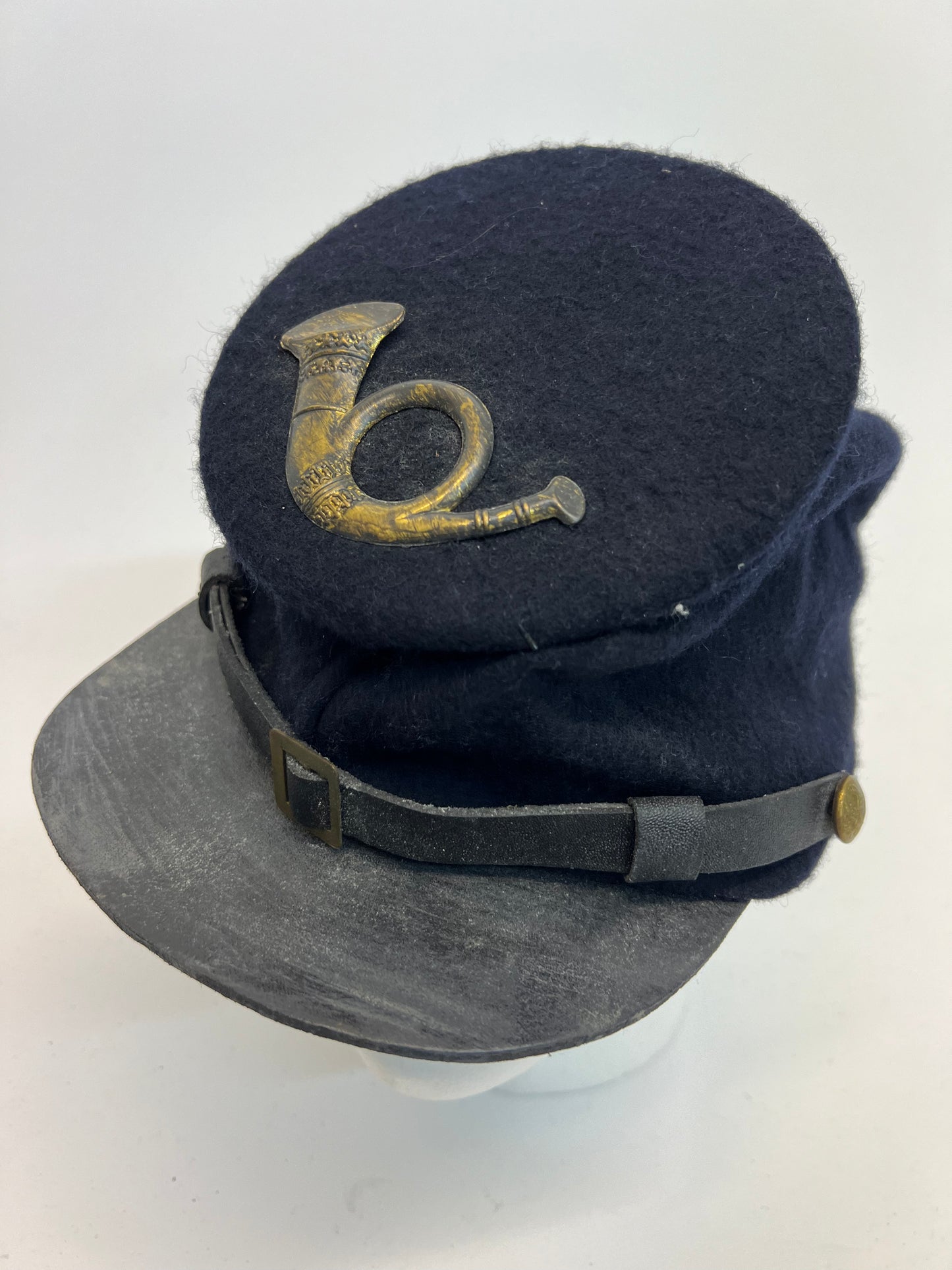 US Union Soldier Forage Cap Emancipation Movie Prop Y'allywood Props XL Infantry Insignia Used/Worn  