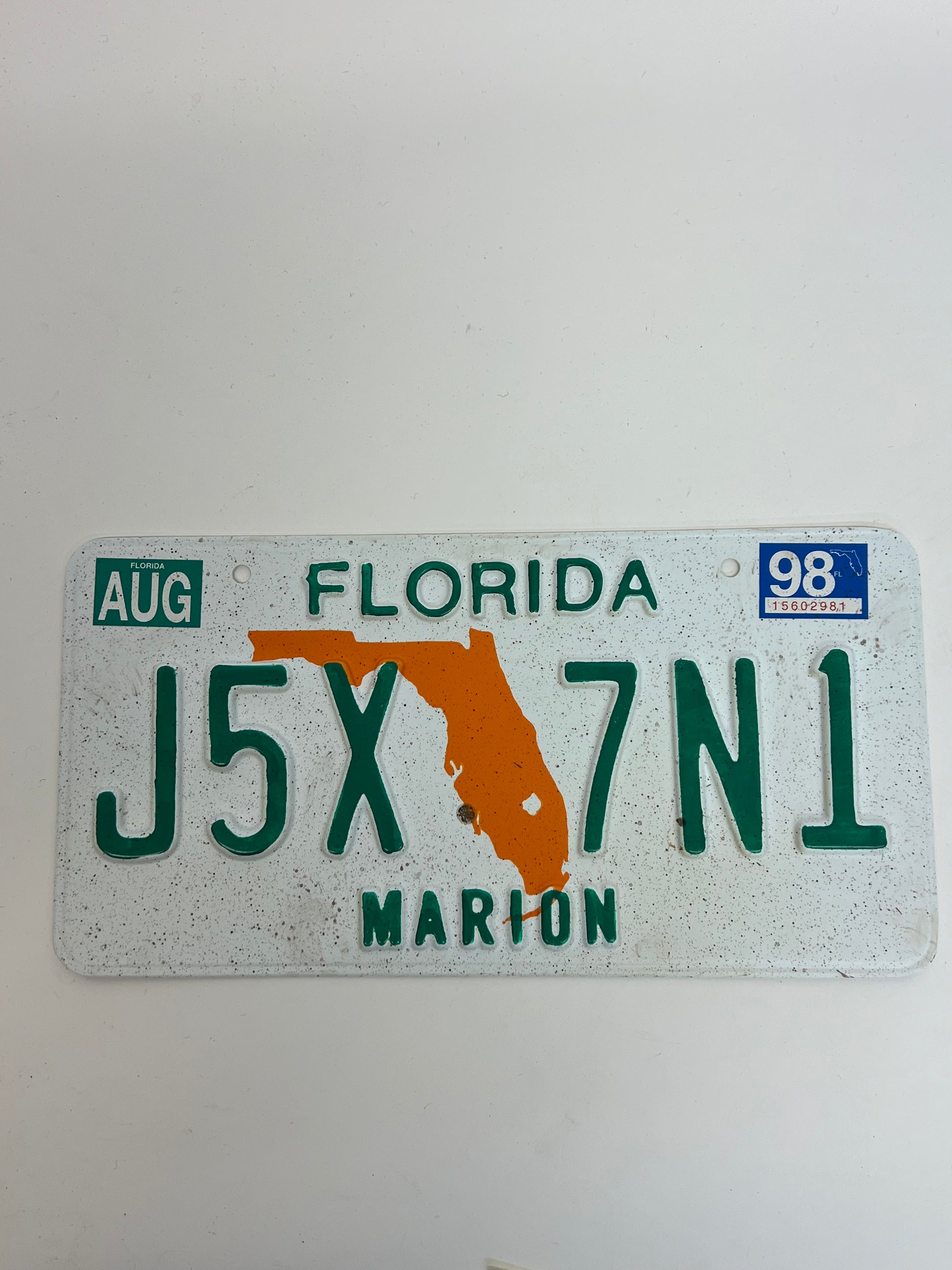 Screen Used License Plates The Beanie Bubble Movie Prop Y'allywood Props Old Truck That Drives into Beanie Babies Truck Crash Scene  