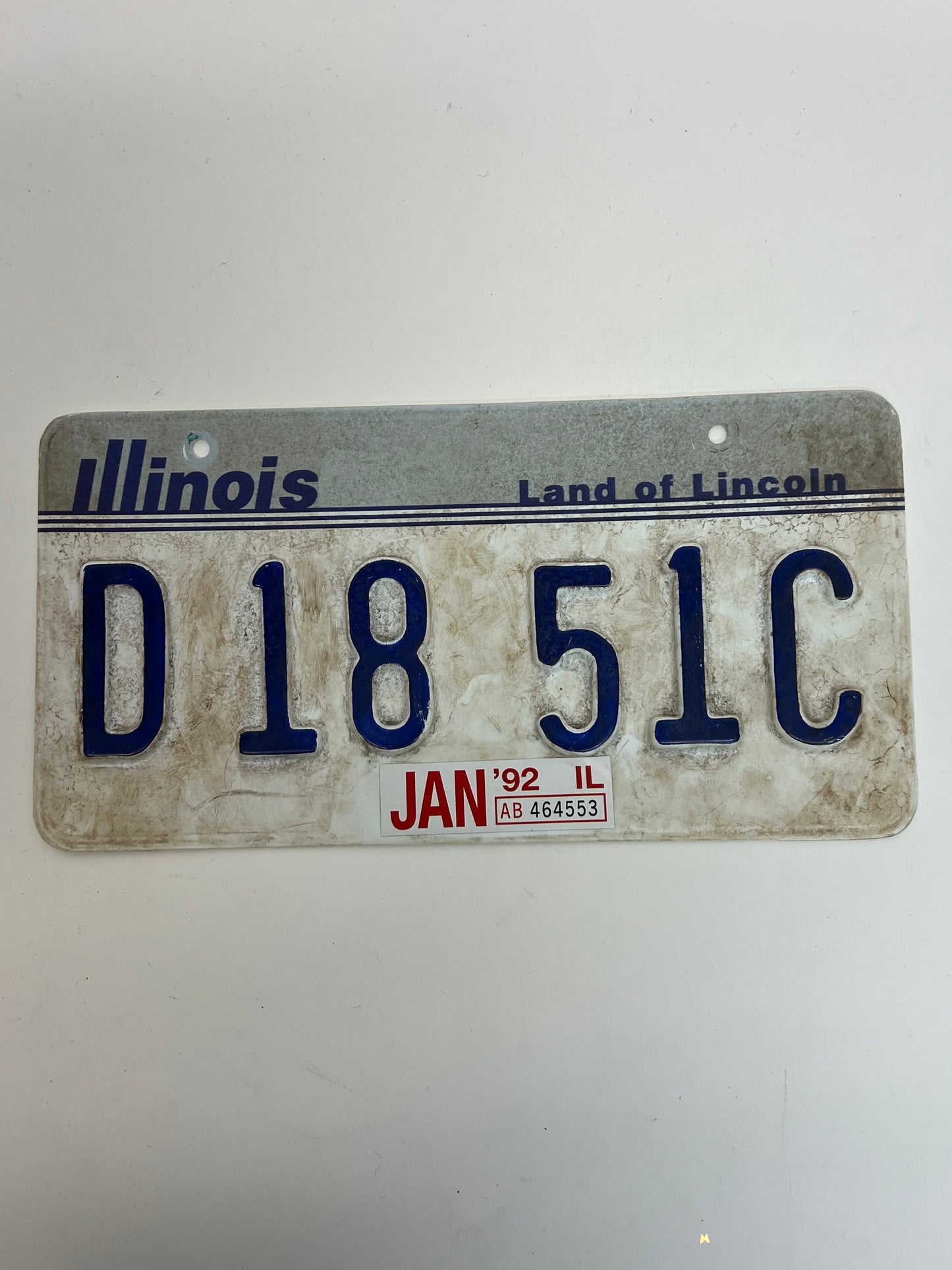 Screen Used License Plates The Beanie Bubble Movie Prop Y'allywood Props Rose's Geo Tracker Back  