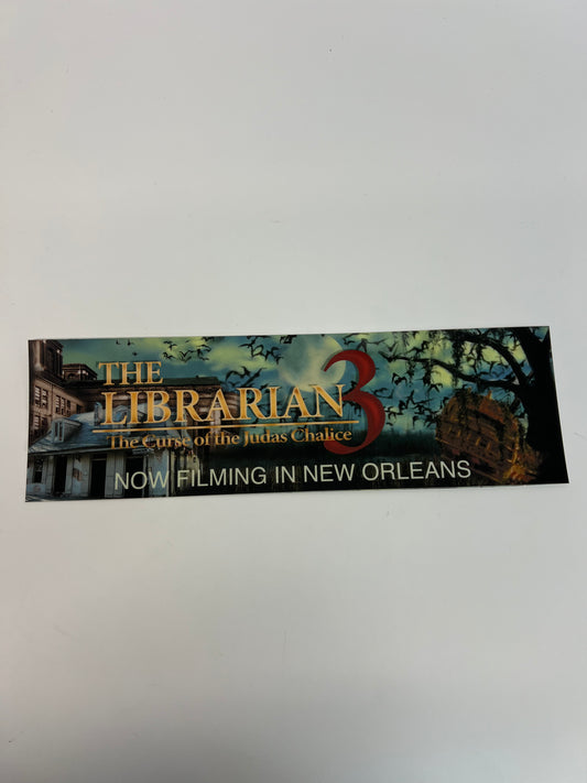 Cast & Crew Parking Pass The Librarian 3 The Curse of the Judas Chalice Movie Prop Atlanta Brick Co   