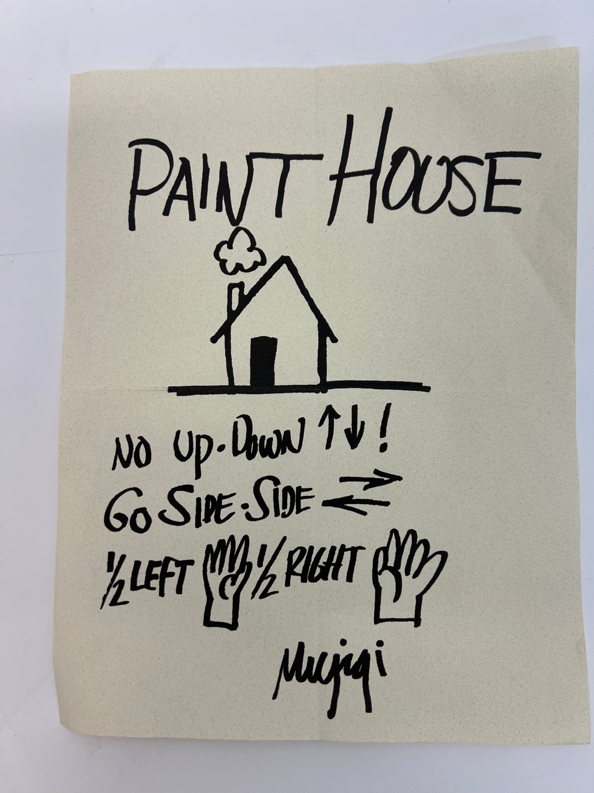 Mr Miyagi Paint House Instructions S5E6 Cobra Kai Movie Prop Y'allywood Props   