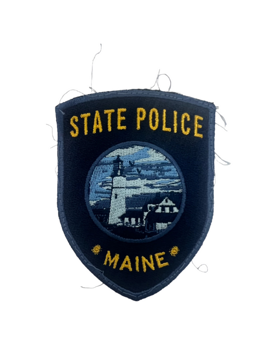 Maine State Police Uniform Patch Castle Rock Movie Prop Y'allywood Props   