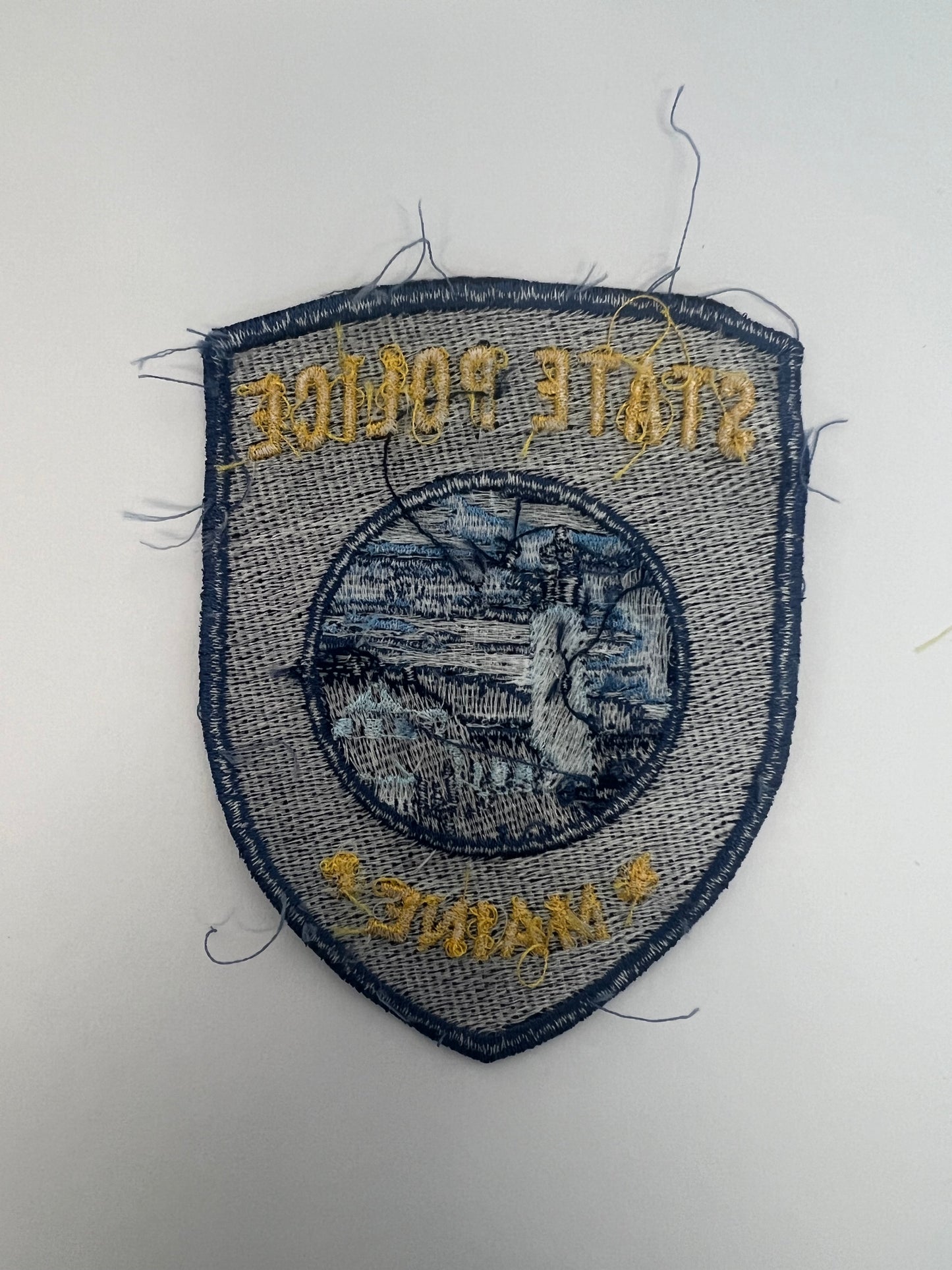 Maine State Police Uniform Patch Castle Rock Movie Prop Y'allywood Props   