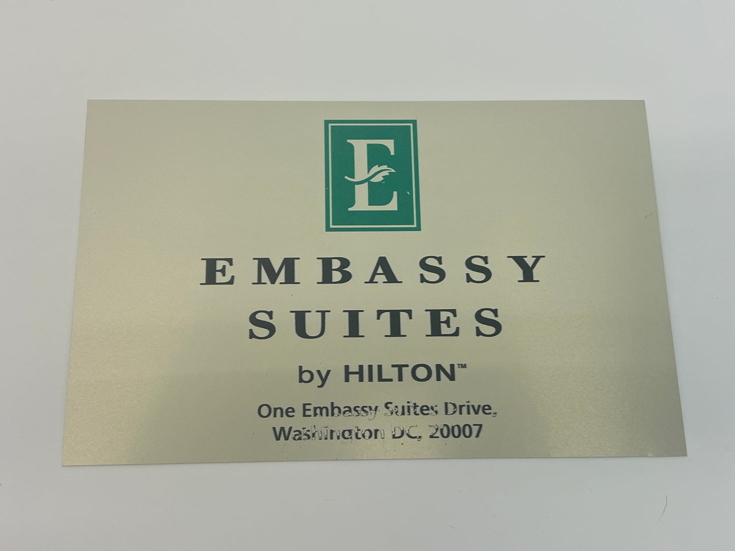 Embassy Suites Sign Spider-man: Homecoming Movie Prop Atlanta Brick Co   