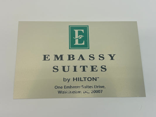 Embassy Suites Sign Spider-man: Homecoming Movie Prop Atlanta Brick Co   