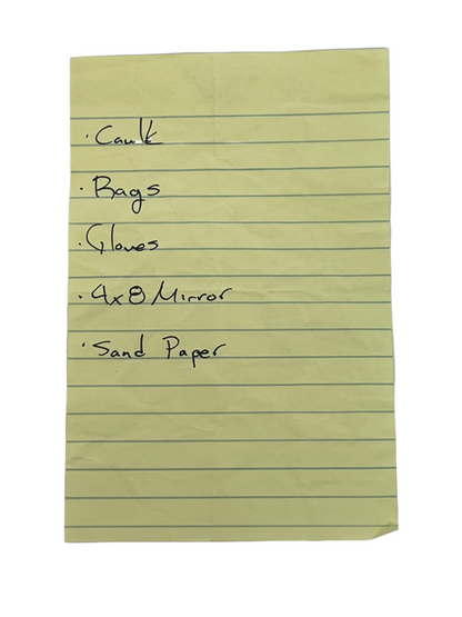 Johnny's Shopping List S2E1 Cobra Kai Movie Prop Y'allywood Props   