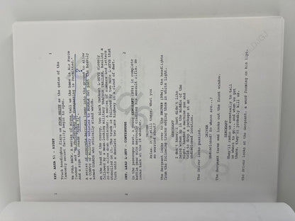 Zack Snyder's Army of the Dead (2021) Production Used Script/Screenplay Film Memorabilia Y'allywood Props