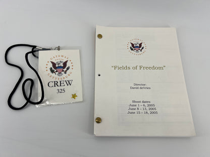 Fields of Freedom (2006) Production Used Script/Screenplay Film Memorabilia Y'allywood Props