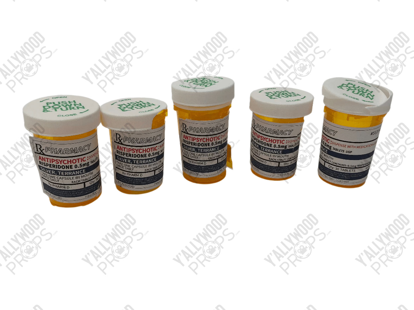 Terry Silver's Prescription Bottles S4E8 Cobra Kai Movie Prop Y'allywood Props