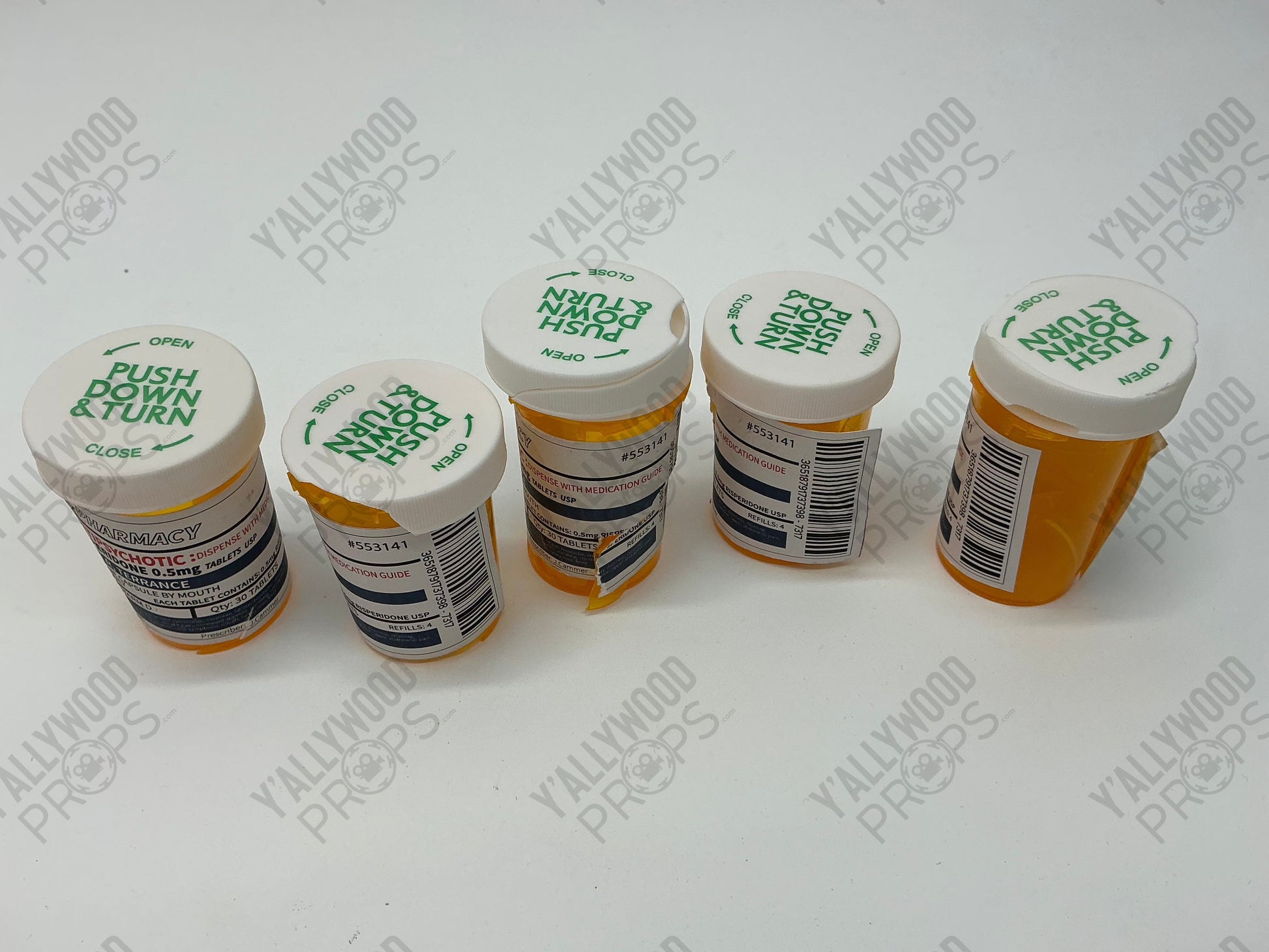 Terry Silver's Prescription Bottles S4E8 Cobra Kai Movie Prop Y'allywood Props