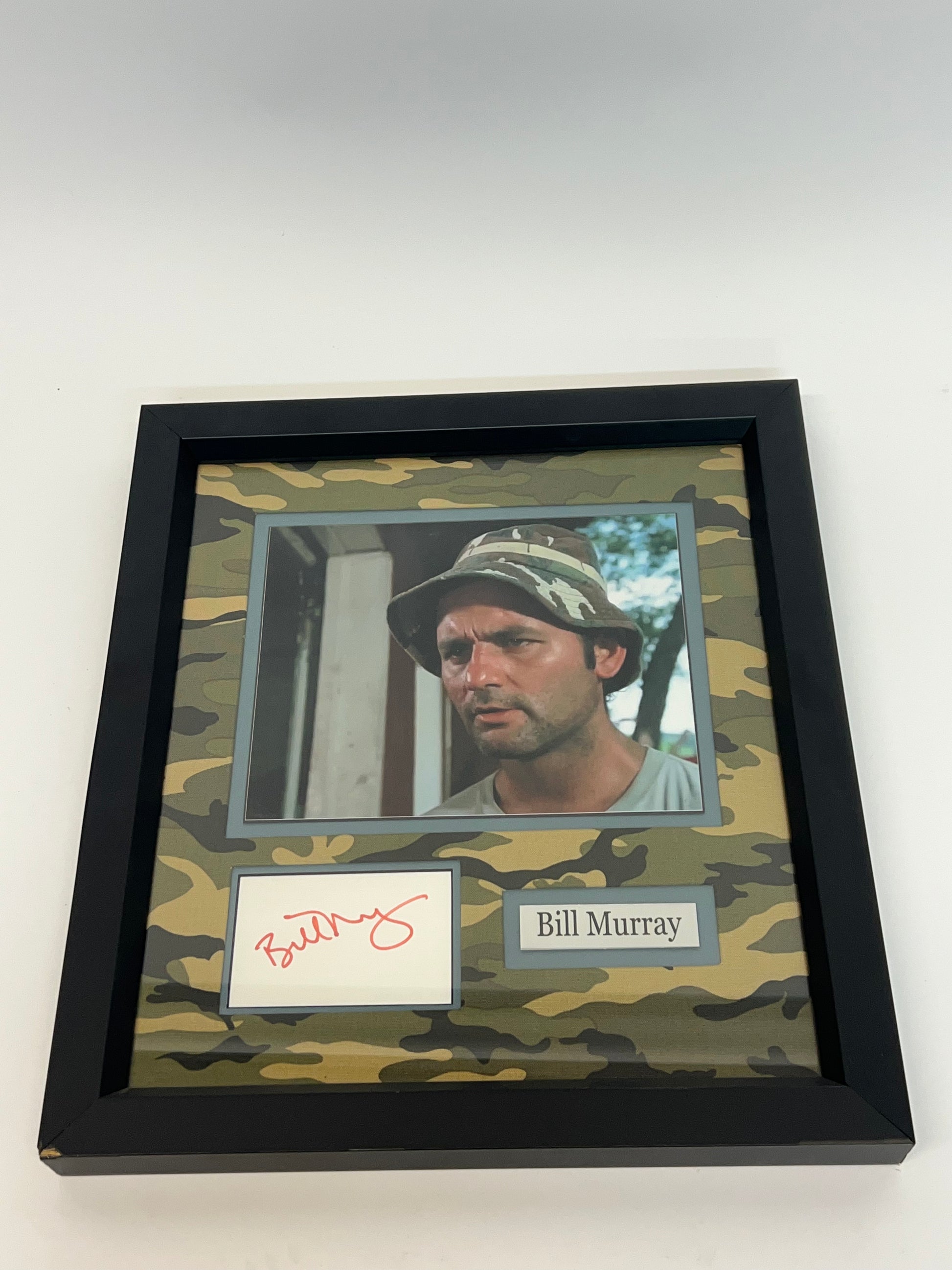 Bill Murray Autograph Display, Caddyshack Memorabilia Y'allywood Props   