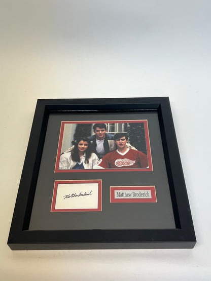 Matthew Broderick Autograph Display Memorabilia Y'allywood Props   