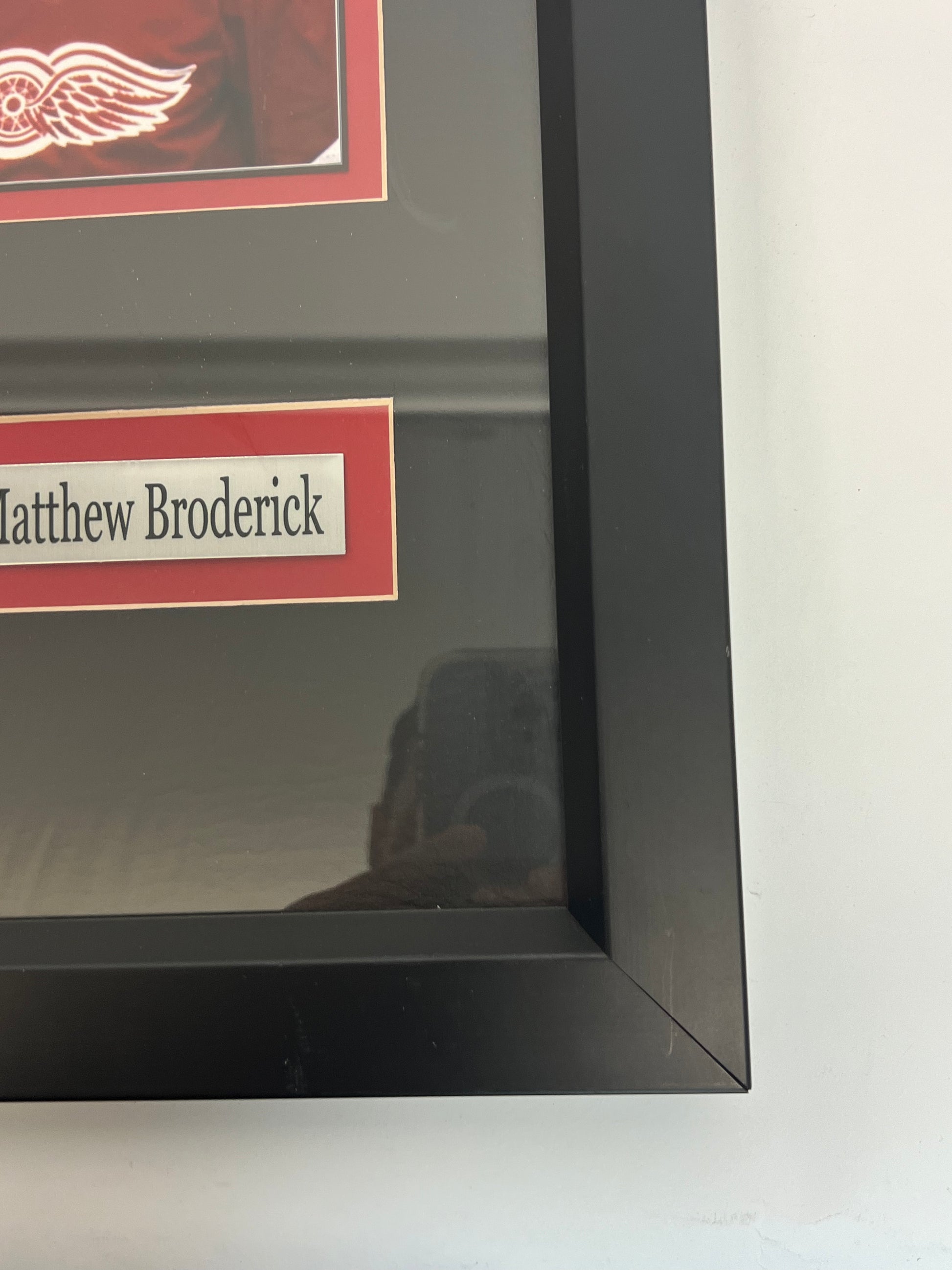 Matthew Broderick Autograph Display Memorabilia Y'allywood Props   