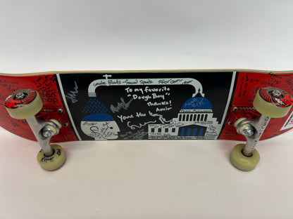 The First Lady (2022) Crew Autographed Skateboard Movie Prop Y'allywood Props   