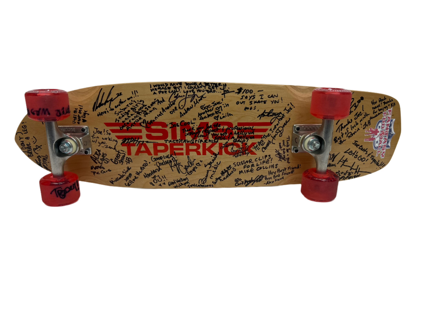 Fantasy Football (2022) Crew Autographed Skateboard Movie Prop Y'allywood Props   