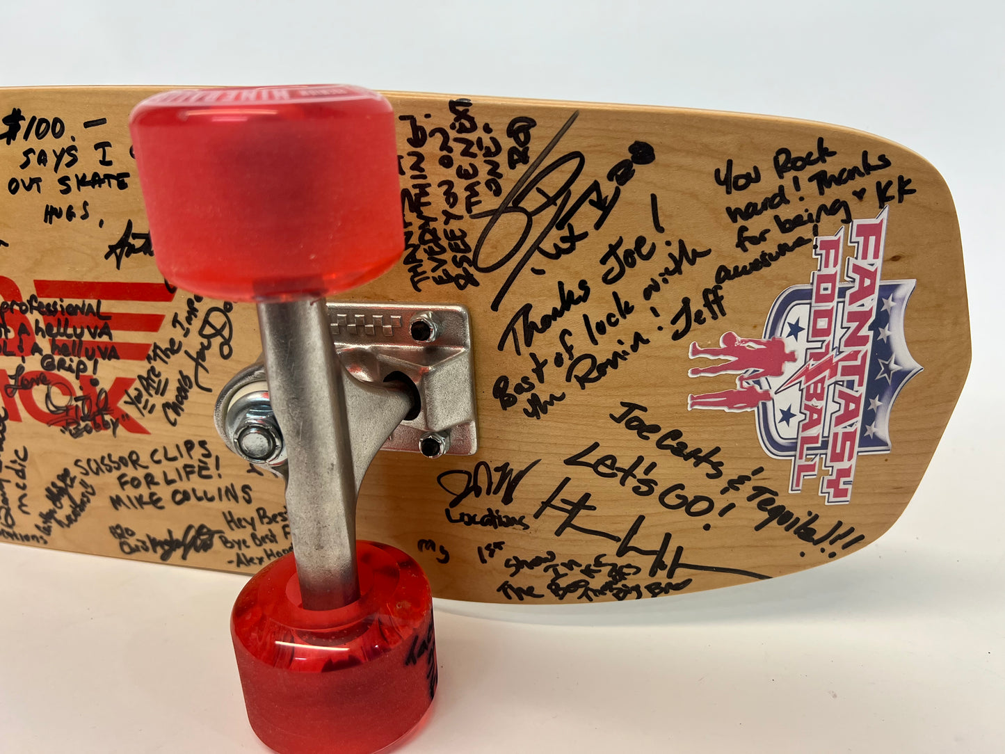 Fantasy Football (2022) Crew Autographed Skateboard Movie Prop Y'allywood Props   