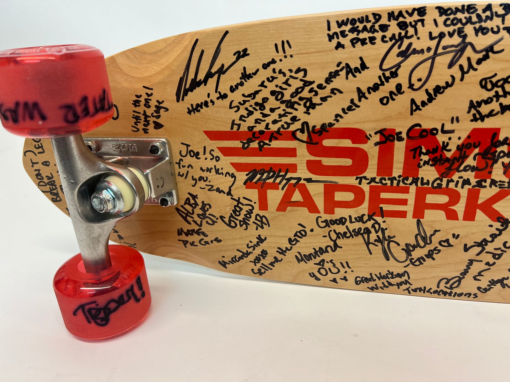 Fantasy Football (2022) Crew Autographed Skateboard Movie Prop Y'allywood Props   