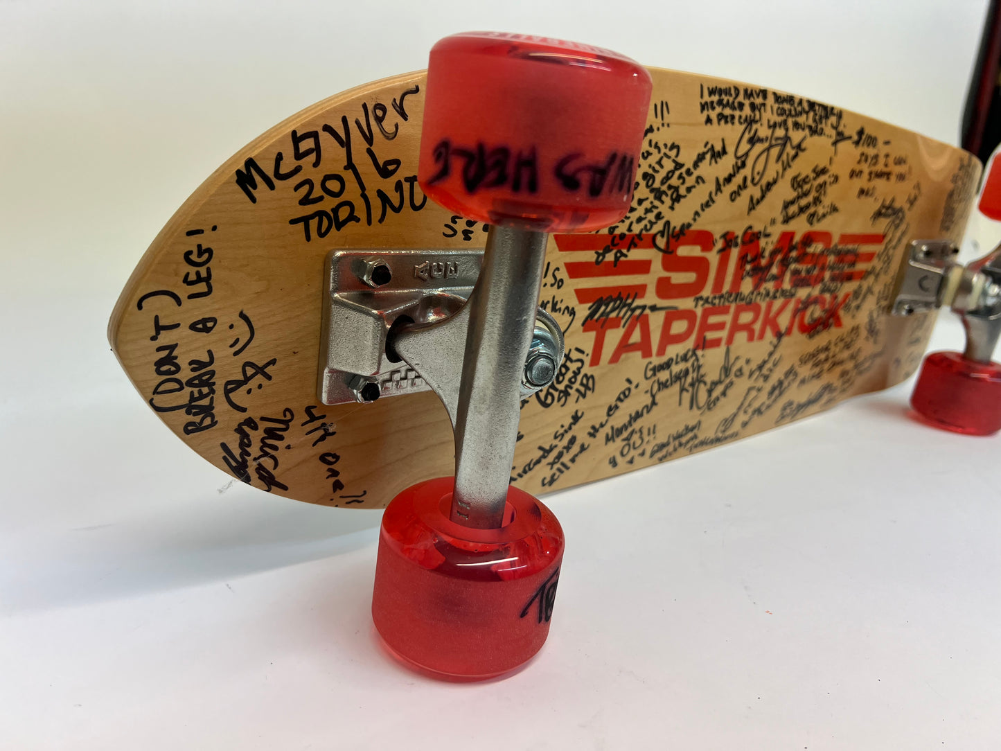 Fantasy Football (2022) Crew Autographed Skateboard Movie Prop Y'allywood Props   