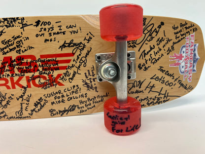 Fantasy Football (2022) Crew Autographed Skateboard Movie Prop Y'allywood Props   