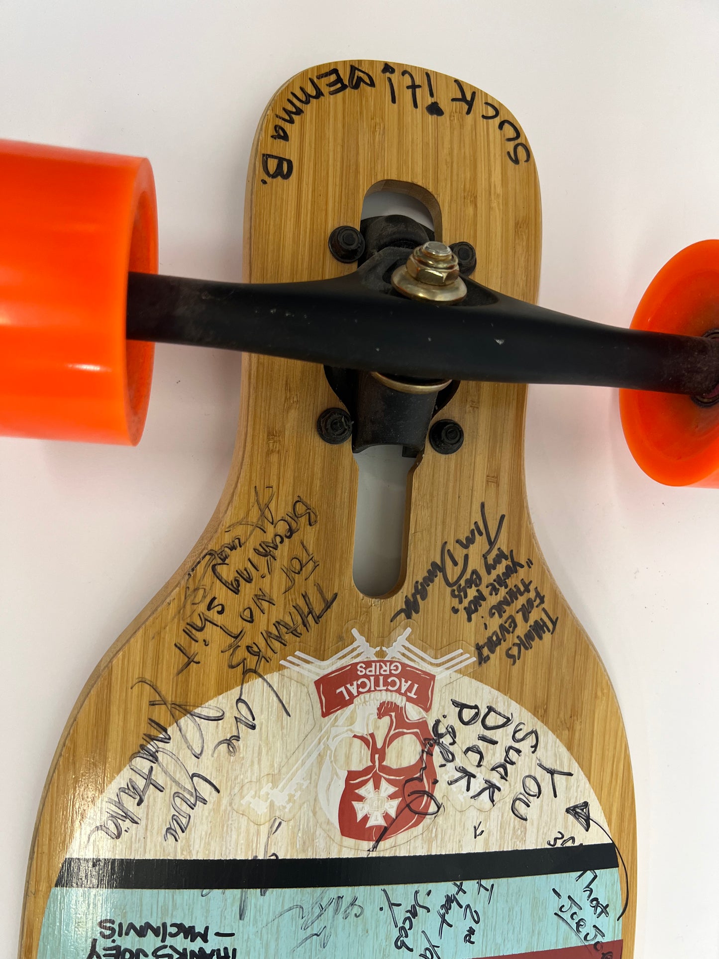 The Sleepover (2020) Cast & Crew Autographed Skateboard Movie Prop Y'allywood Props   