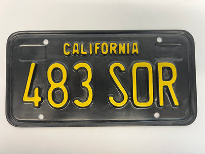 1965 License Plates Kreese Flashback S3E2 Cobra Kai Movie Prop Y'allywood Props 483 SOR Front  