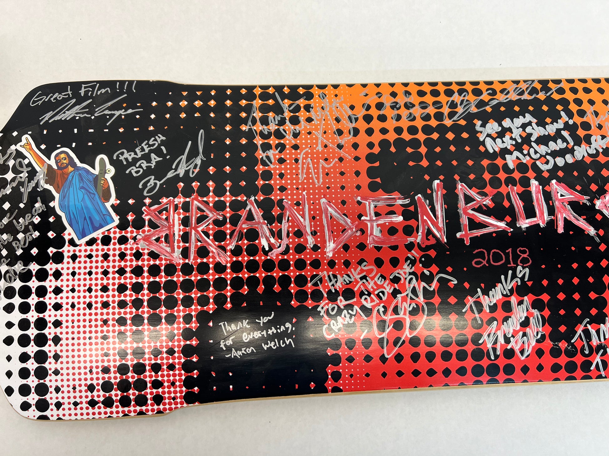 Brightburn (2019) Crew Autographed Skateboard Movie Prop Y'allywood Props   