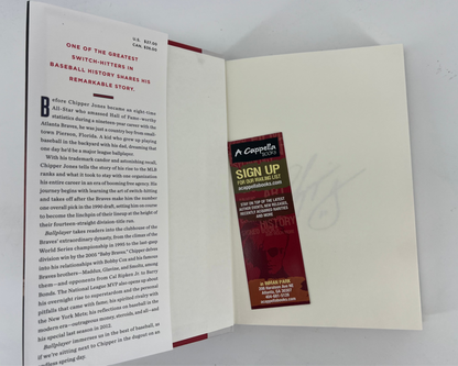 Ballplayer By Chipper Jones Signed Edition sports memorabilia Y'allywood Props
