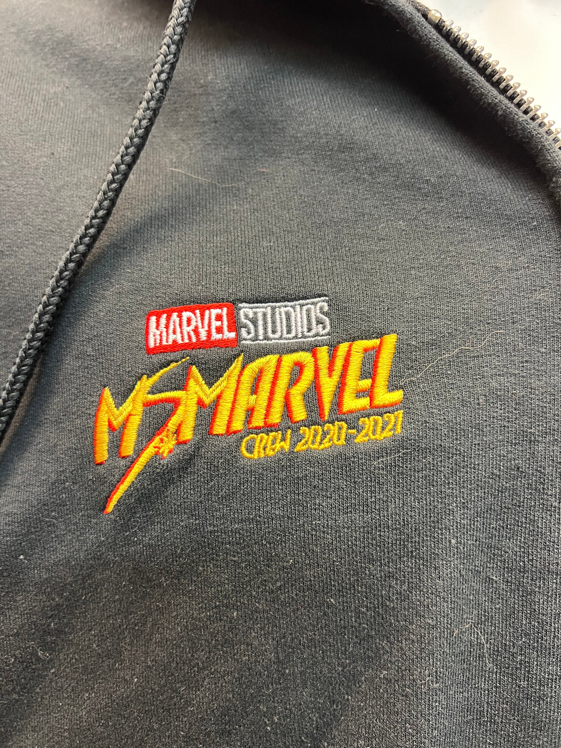 Ms. Marvel (2022) Hoodie Cast & Crew Gift 2XL Movie Prop Y'allywood Props   