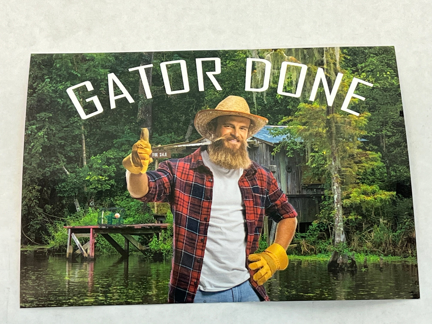 Gatorville Postcards Bad Boys 4 Ride or Die Movie Prop Y'allywood Props Gator Done  