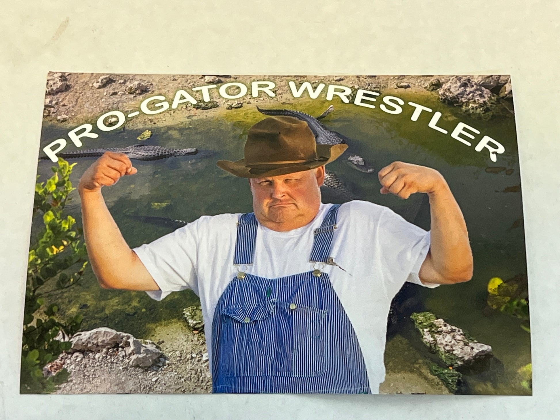 Gatorville Postcards Bad Boys 4 Ride or Die Movie Prop Y'allywood Props Pro-Gator Wrestler  