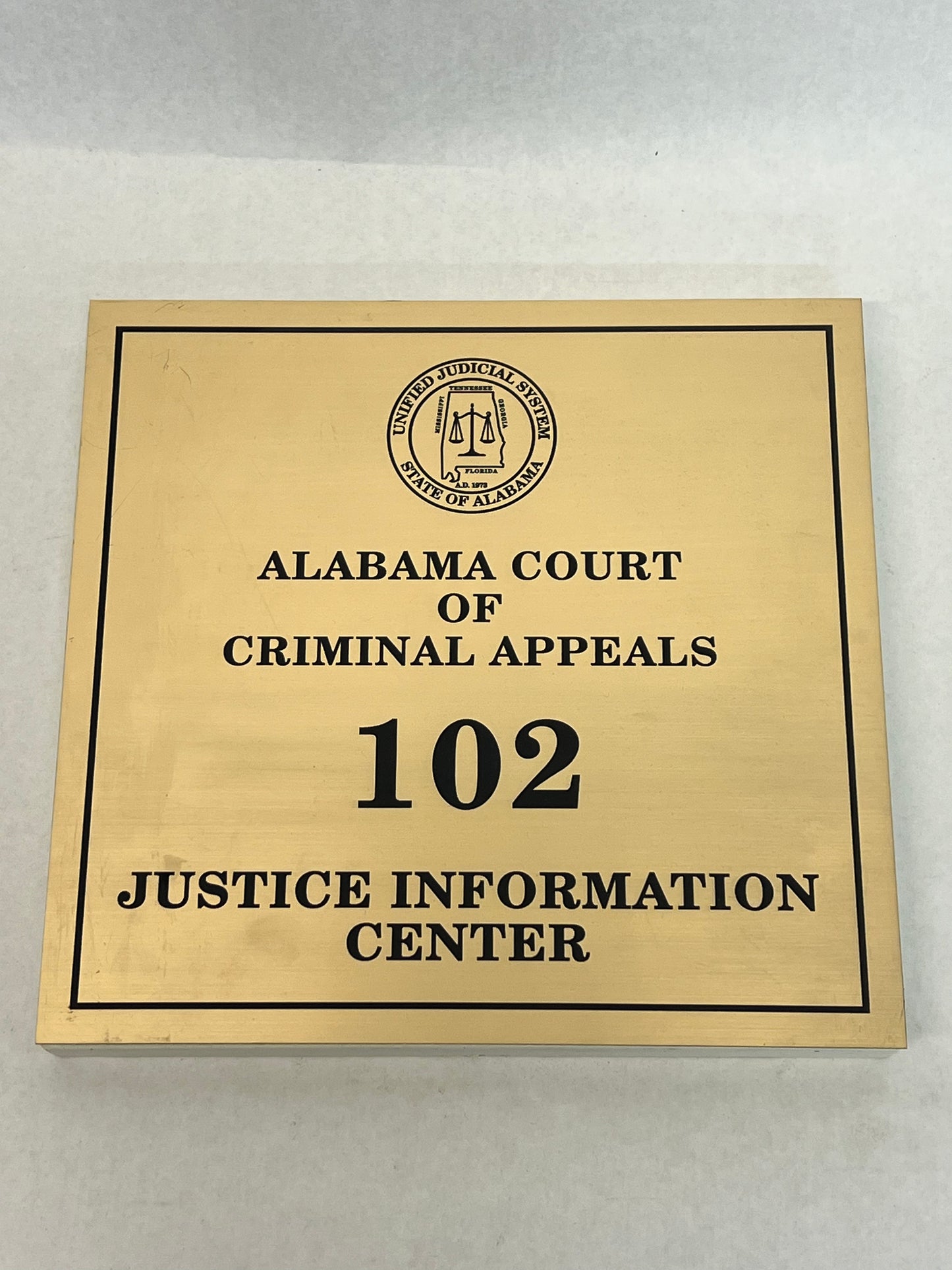 Alabama Court of Appeals Signs Just Mercy (2019) Movie Prop Y'allywood Props Justice Information Center  