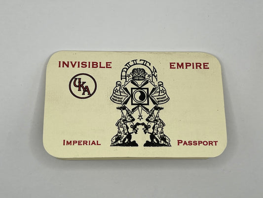 Invisible Empire Imperial Passport The Best of Enemies (2019) Movie Prop Y'allywood Props   