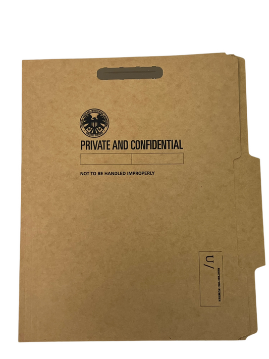 S.H.I.E.L.D. Folder Ant-Man (2015) Movie Prop Atlanta Brick Co Private and Confidential  