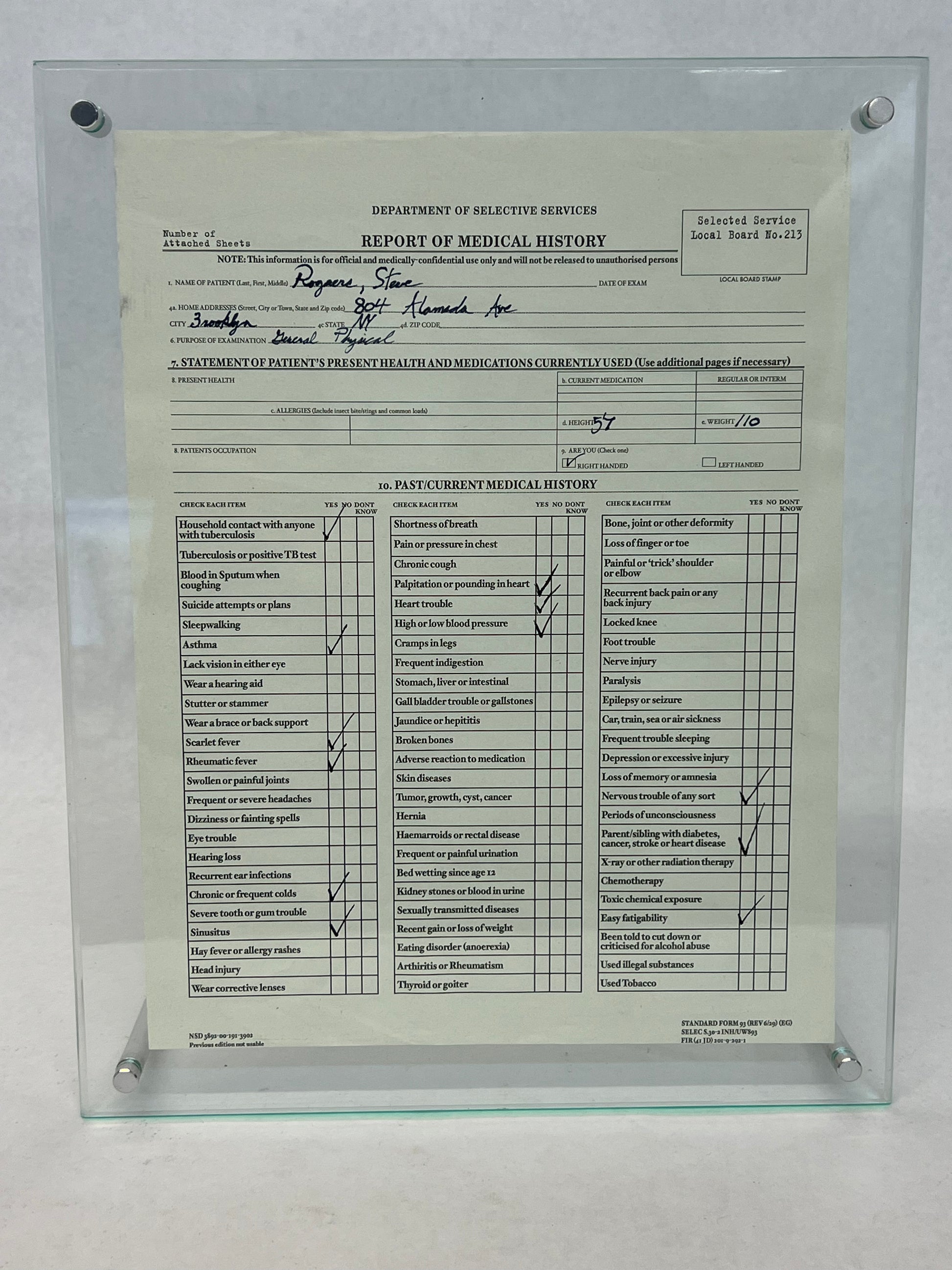 Steve Rogers Medical Records Captain America: Civil War Movie Prop Y'allywood Props   