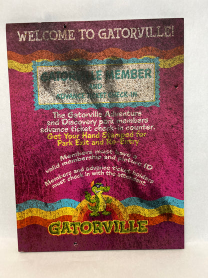 Gatorville Signs Bad Boys 4 Ride or Die Movie Prop Y'allywood Props Welcome to Gatorville 2  