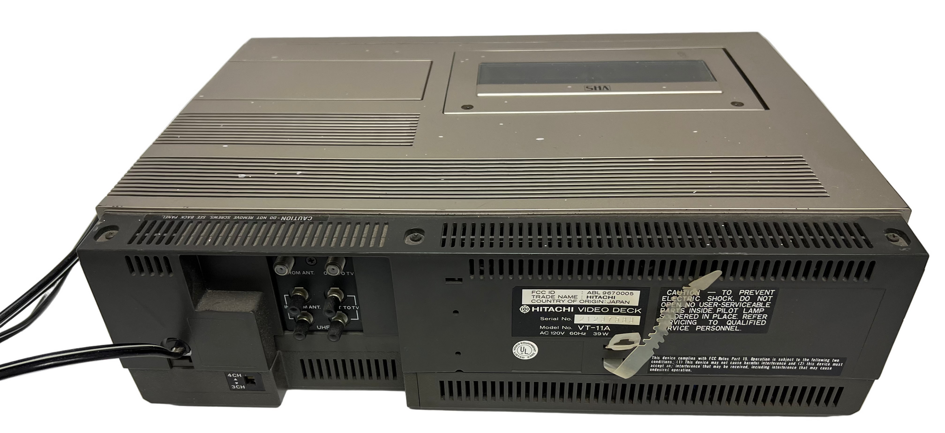 VHS Player from Hopper's Cabin Stranger Things (2016-2025) Movie Prop Y'allywood Props