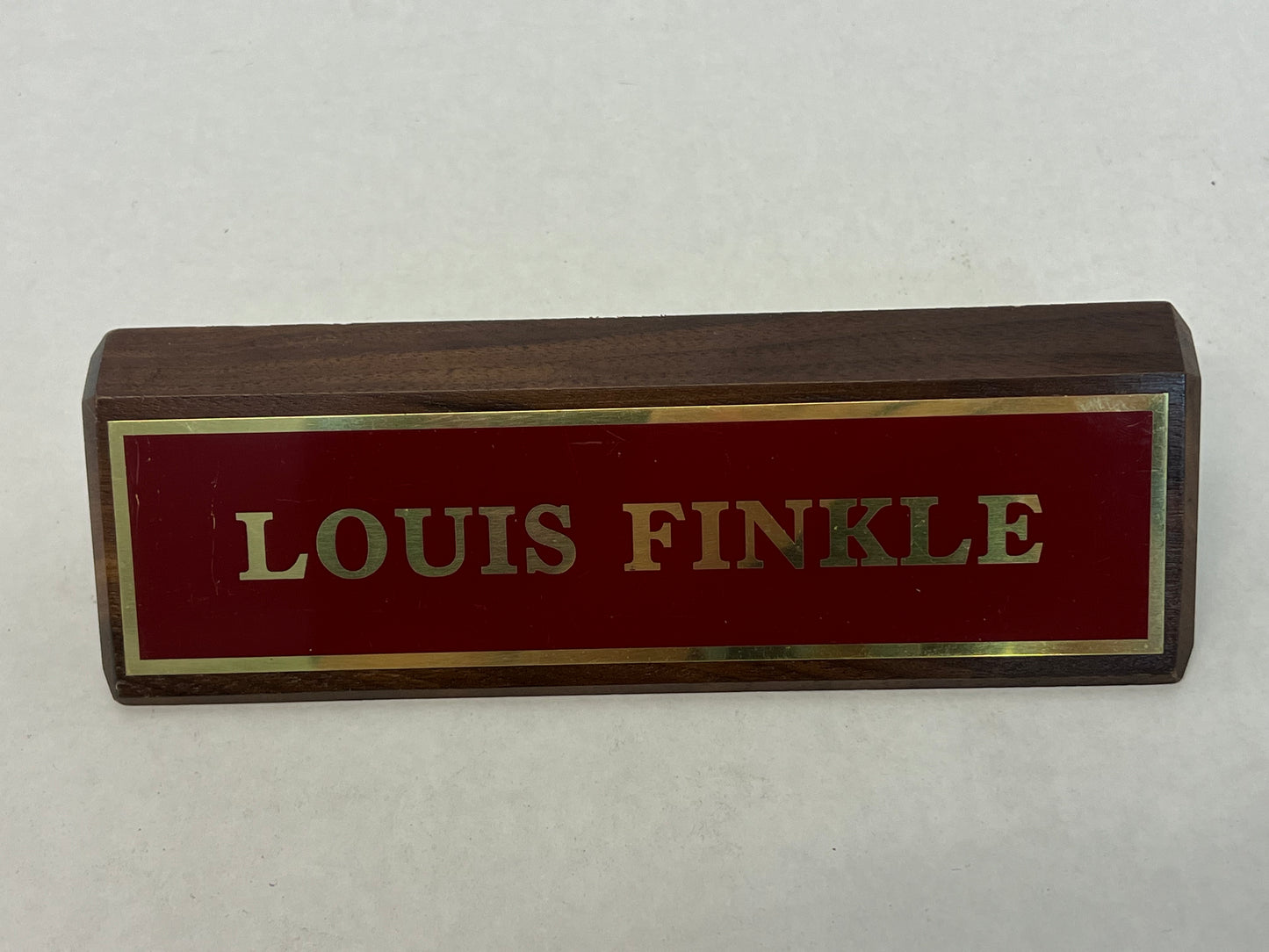 Louis Finkle's Nameplate, American Made (2017) Movie Prop Atlanta Brick Co   