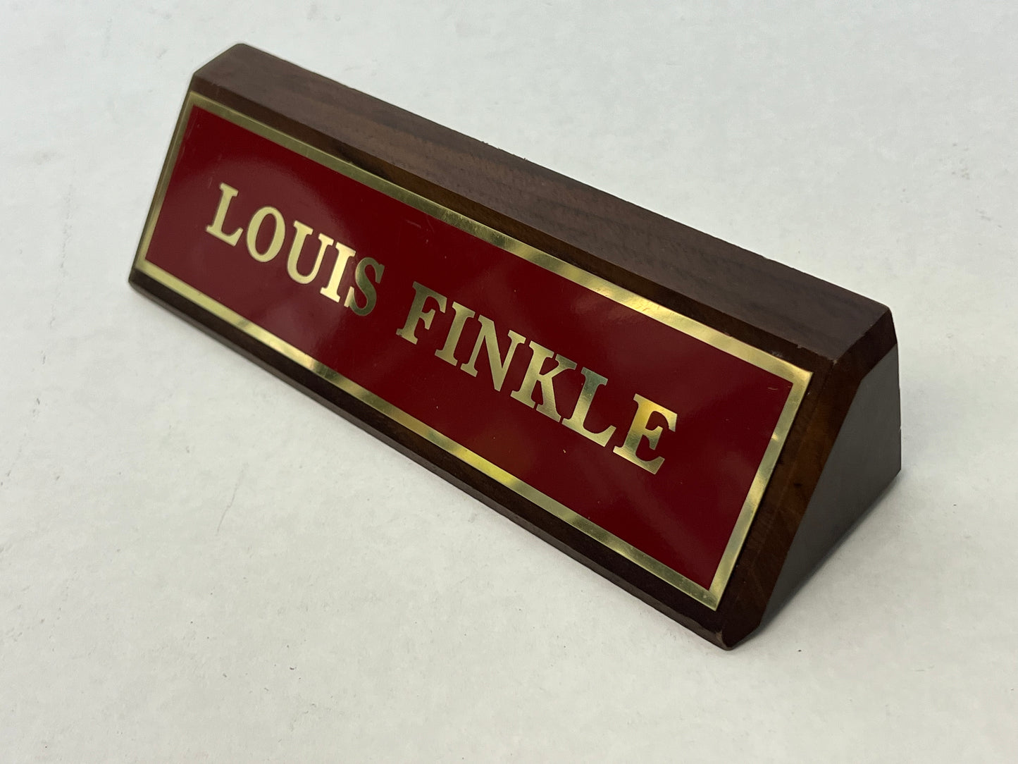 Louis Finkle's Nameplate, American Made (2017) Movie Prop Atlanta Brick Co   