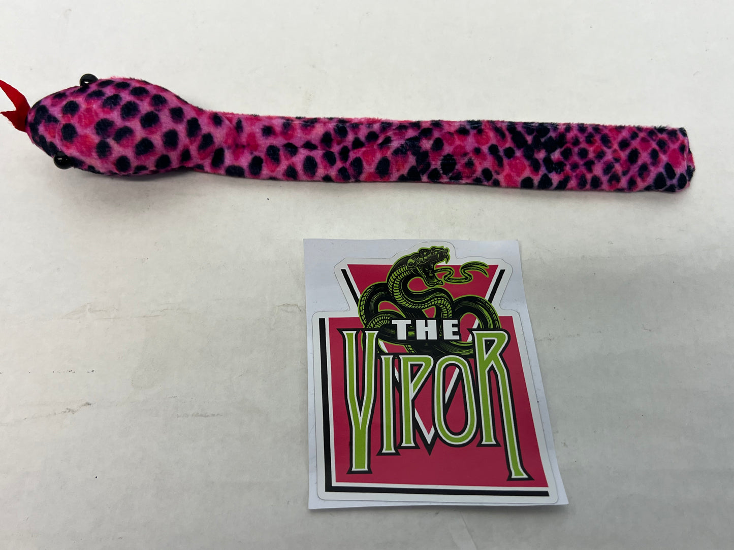 The Vipor Merch S2E4 Heels (2021) Movie Prop Atlanta Brick Co Dark Pink smaller scales slap bracelet w/sticker  