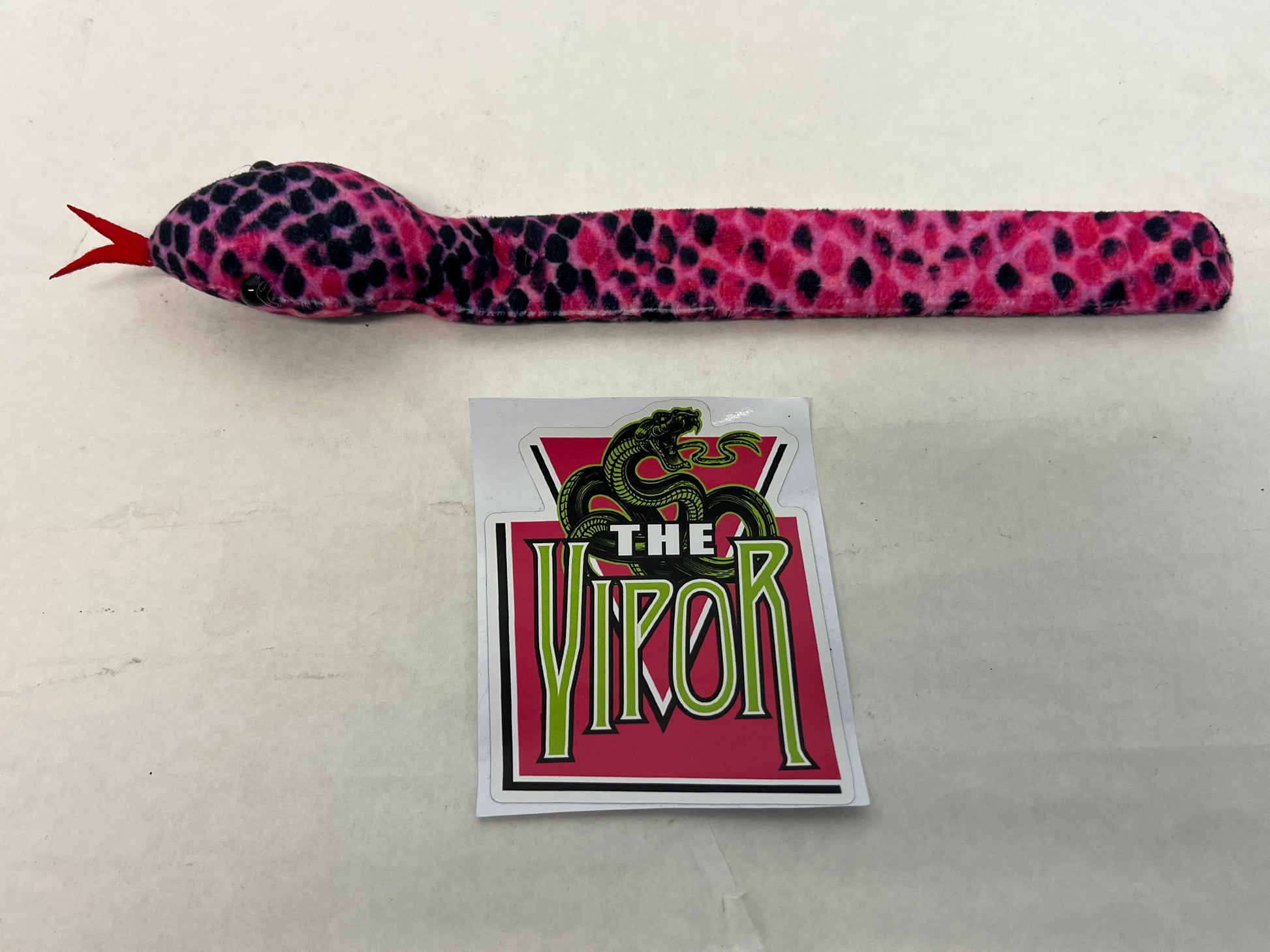 The Vipor Merch S2E4 Heels (2021) Movie Prop Atlanta Brick Co Dark Pink larger scales slap bracelet w/sticker  