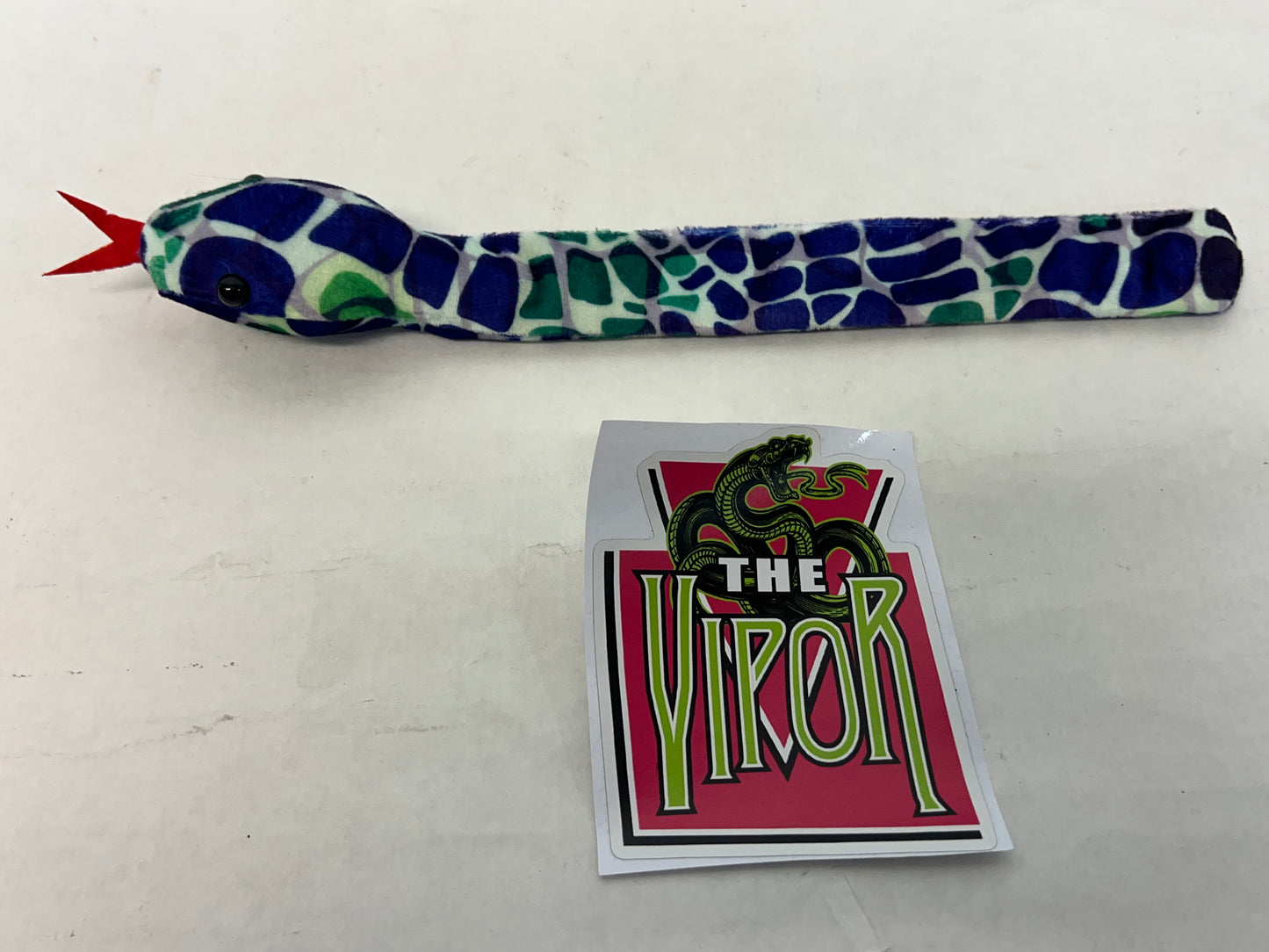 The Vipor Merch S2E4 Heels (2021) Movie Prop Atlanta Brick Co Blue & Green scales slap bracelet w/sticker  