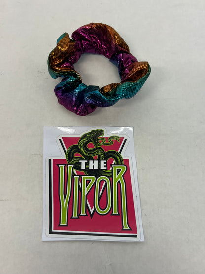 The Vipor Merch S2E4 Heels (2021) Movie Prop Atlanta Brick Co Dark Rainbow Scrunchie w/sticker  