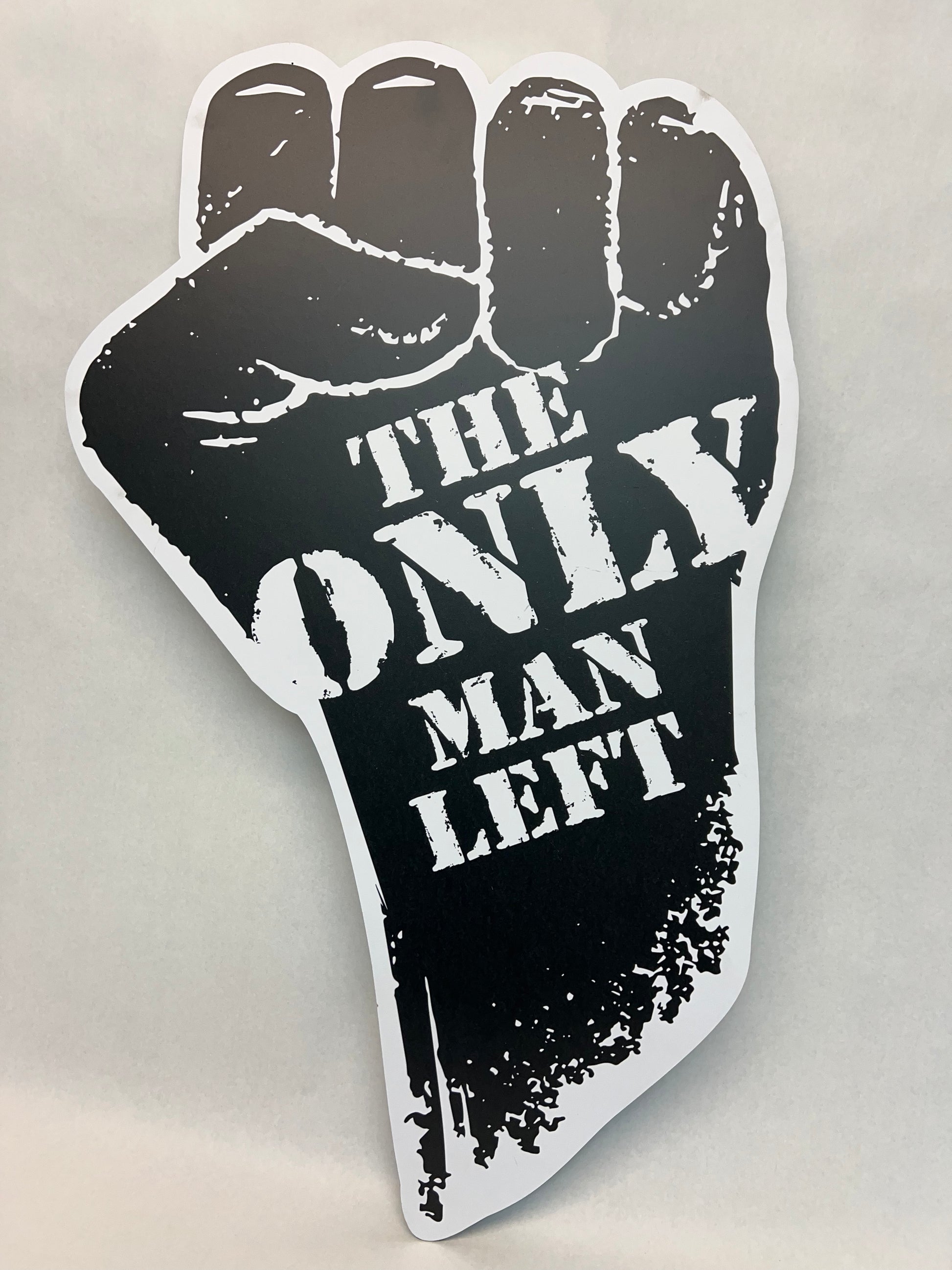 The Only Man Left Merch Table S2E4 Heels (2021) Movie Prop Atlanta Brick Co The Only Man Left Sign 42"x25"  